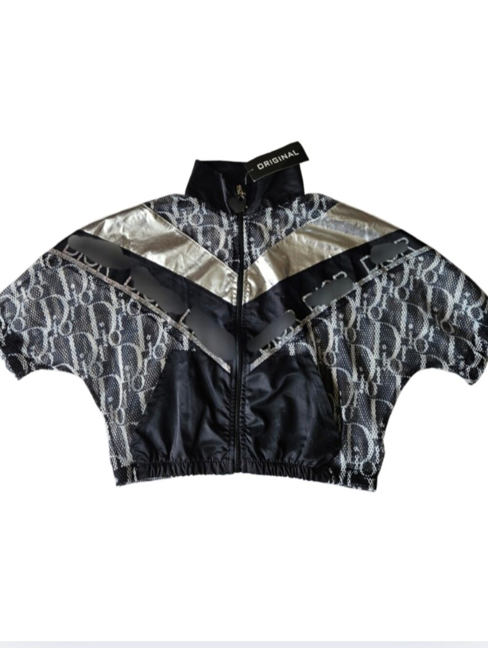 Black & Silver Logo Track Jumpsuit - Picture 2 of 11